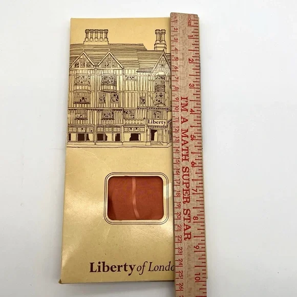 Liberty of London 100% Silk Coral Scarf Italy NWT - Picture 10 of 16